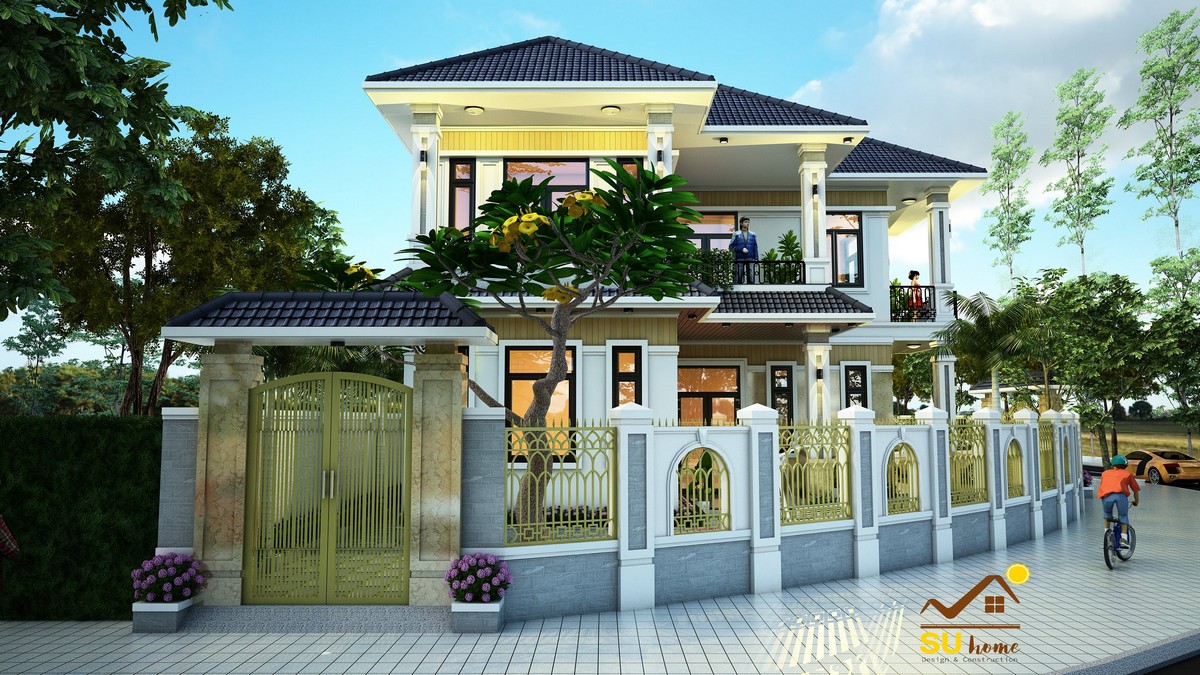 Thiết kế Biệt thự hiện đại Tân cổ điển  đà nẵng